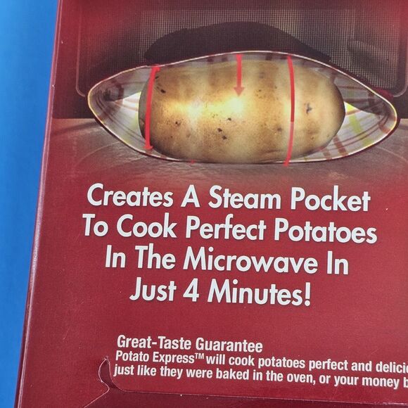 2 - As Seen On TV Potato Express Microwave Potato Cooker Bags NEW Gadget Cooking - Picture 3 of 16